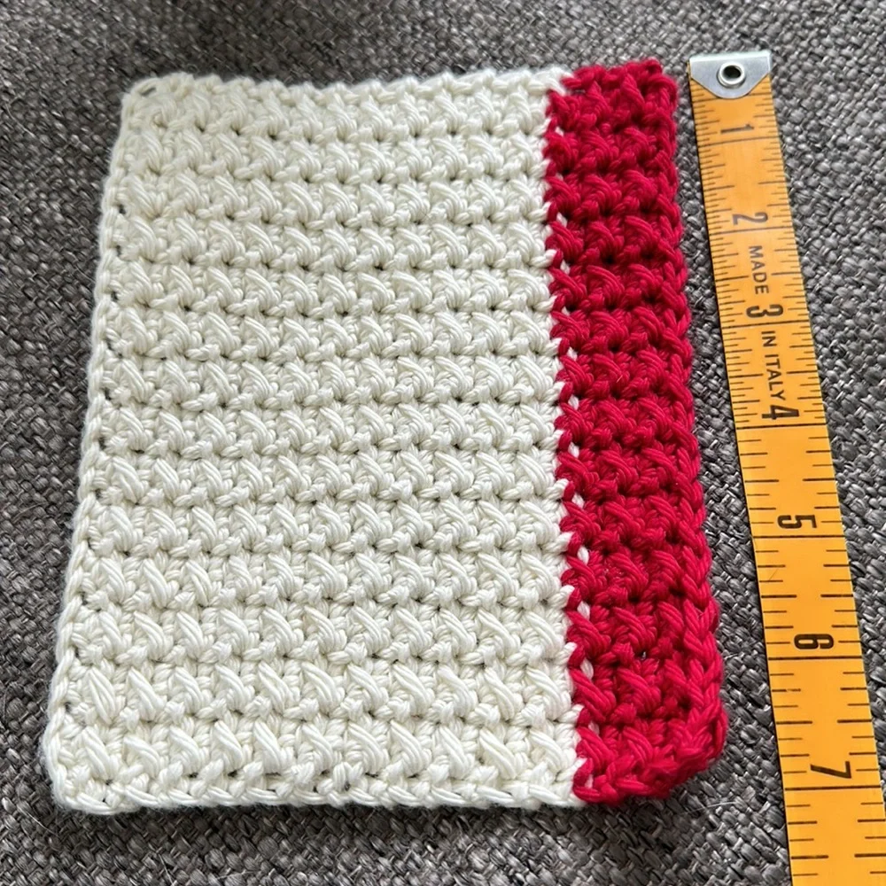 Hand made 100% Cotton WashCloths Dishcloth Spa Cloth Granny Country Cottage Core